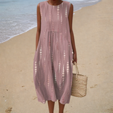 Cozy Sleeveless Summer Dress