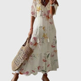Amalia | Retro Bohemian Summer Maxi Dress