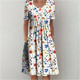 Hailey | Chic Floral Dress with Pockets for Effortless Elegance