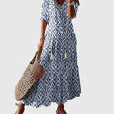 Amalia | Retro Bohemian Summer Maxi Dress