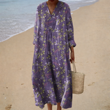 Chic Summer Dress with Flattering Print