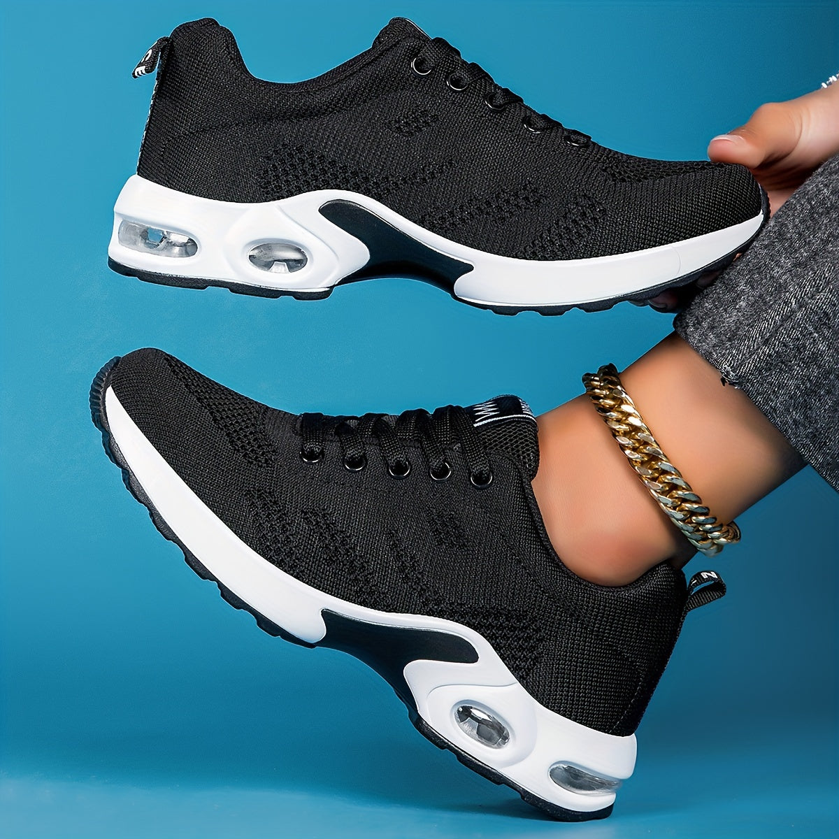 Airy Non-Slip Sneakers with Cushioned Comfort