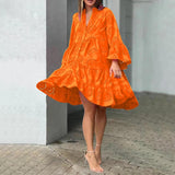 Lydia - Lace-Trimmed Eyelet Dress