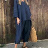 Vaelora - Elegant Draped Ensemble