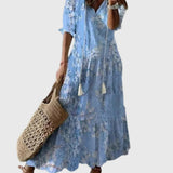 Amalia | Retro Bohemian Summer Maxi Dress