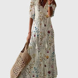 Amalia | Retro Bohemian Summer Maxi Dress