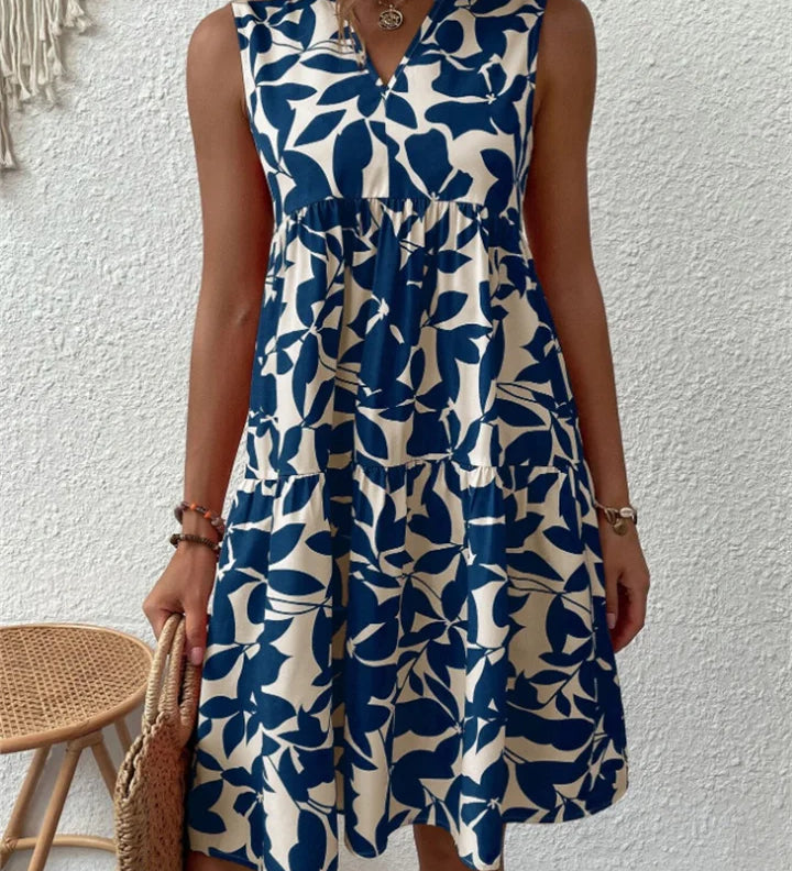 TASHA | Flared Midi Fluid Dress
