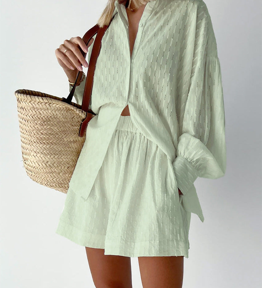 Elizabeth - Breezy Shirt and Shorts Ensemble