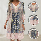 NAYA | Fluid Midi Dress in Boho Luxe Style