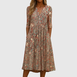 Harlow | Chic V-Neck Elegant Dress