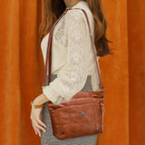 Catherine™ Leather Shoulder Handbag