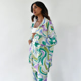 Zyra - Striking Swirl Pattern Ensemble