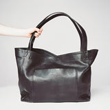 Karen™ | Classic Leather Everyday Tote