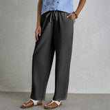 Shania - Easygoing Button-Up Trousers