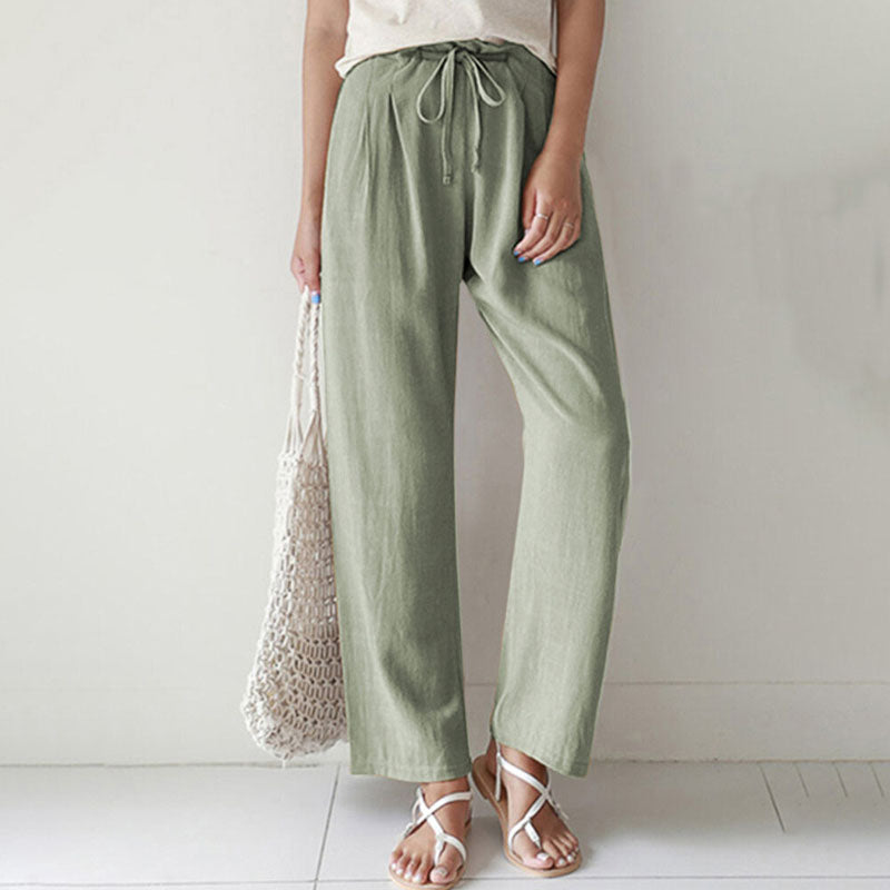 Vara - Adjustable Drawstring Lounge Trousers