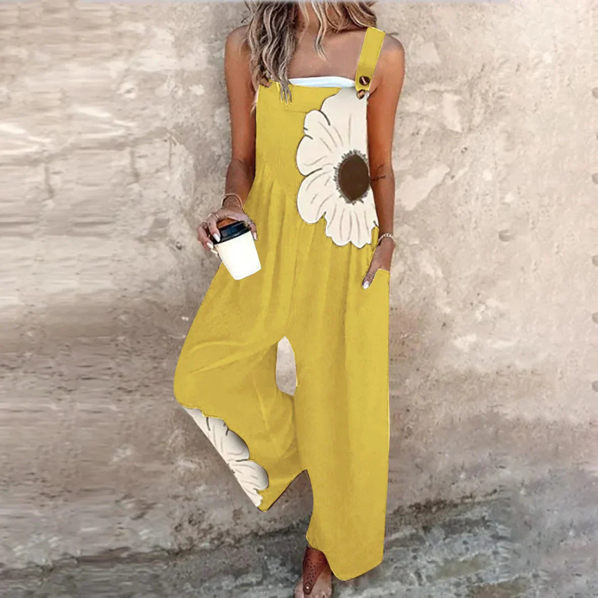 Cozy Graphic Jumpsuit
