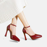 Evette Genuine Leather High Heels