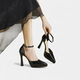 Evette Genuine Leather High Heels