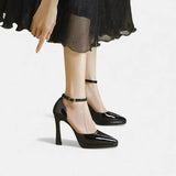 Evette Genuine Leather High Heels