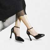 Evette Genuine Leather High Heels