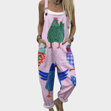Cozy Patterned Jumpsuit