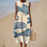Cozy Sleeveless Summer Dress
