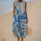 Cozy Sleeveless Summer Dress