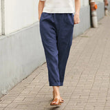 Kriza - Relaxed Fit Pants with Pockets