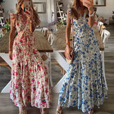 Shera - Elegant Floral Maxi Dress