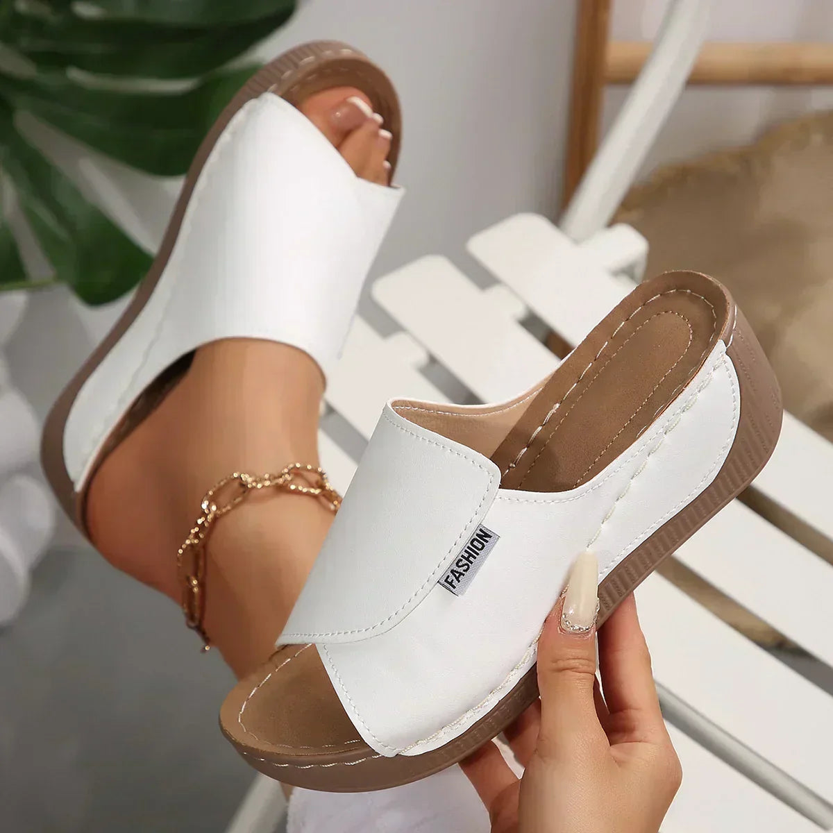 Rumi - Orthopedic Wedge Heel Sandals