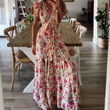 Shera - Elegant Floral Maxi Dress