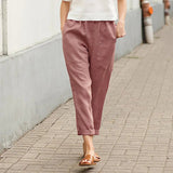 Kriza - Relaxed Fit Pants with Pockets