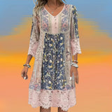 NAYA | Fluid Midi Dress in Boho Luxe Style