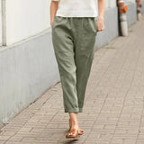 Kriza - Relaxed Fit Pants with Pockets