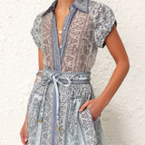 Adele - Bohemian Print Two-Piece Ensemble