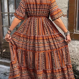 Joraine - Flowing Ethnic-Inspired Dress