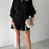 Elizabeth - Breezy Shirt and Shorts Ensemble