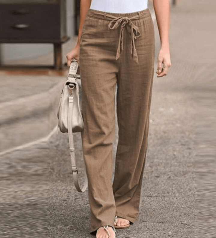 Joleen - Women's Casual Drawstring Pants with Elastic Waist