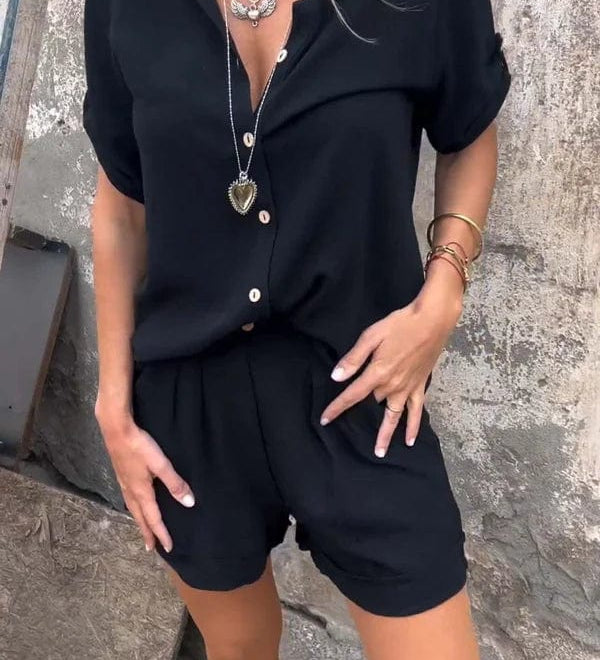 Melda - Breezy Button-Up Ensemble