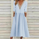 LIVIA | Lace Mid-Length Dress