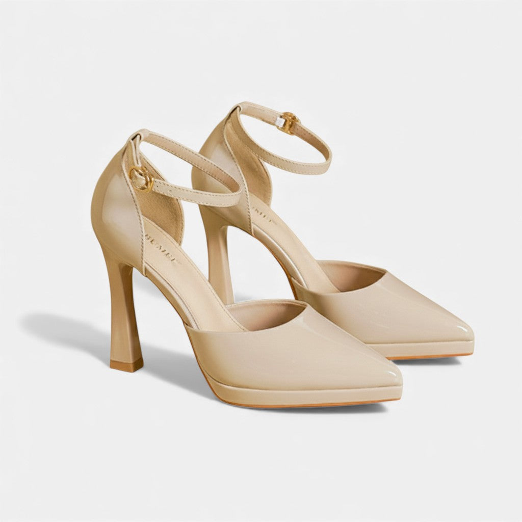 Evette Genuine Leather High Heels