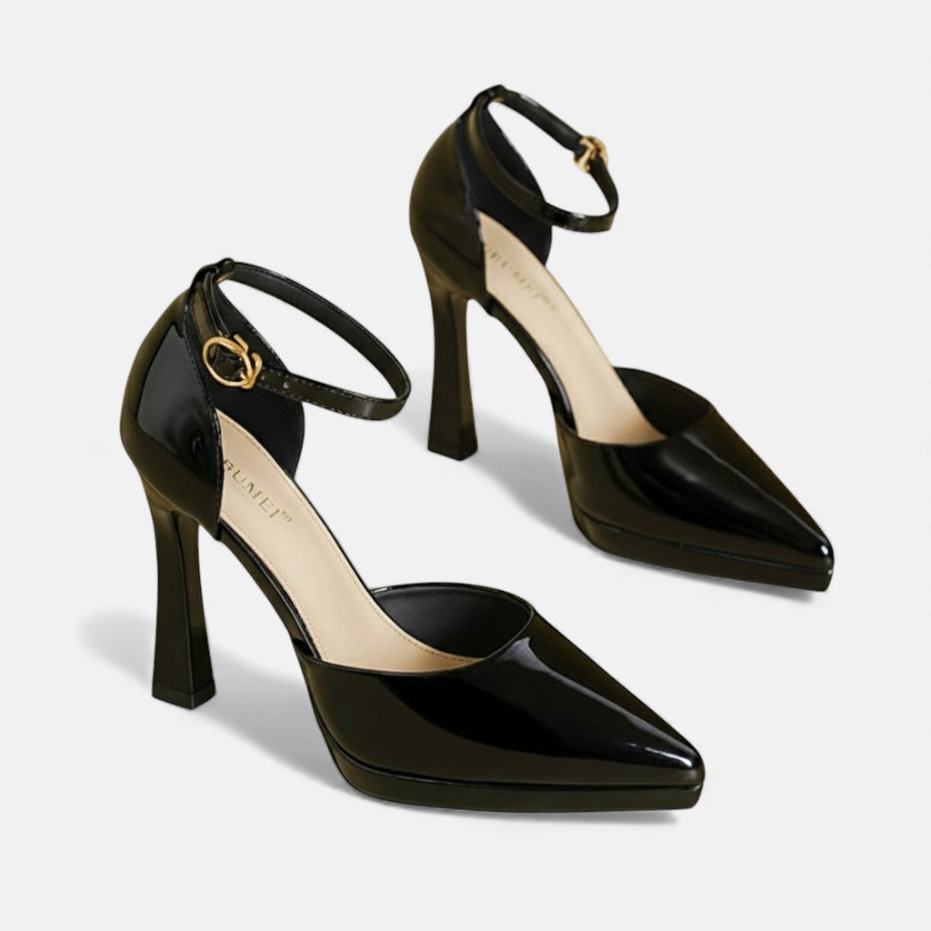 Evette Genuine Leather High Heels