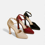Evette Genuine Leather High Heels