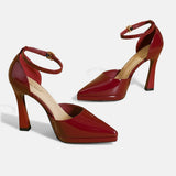 Evette Genuine Leather High Heels
