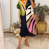 Rianna - Artistic Pattern Dress