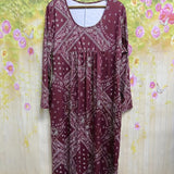 ELOWEN | Relaxed Long Sleeve Midi Dress