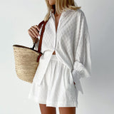 Elizabeth - Breezy Shirt and Shorts Ensemble