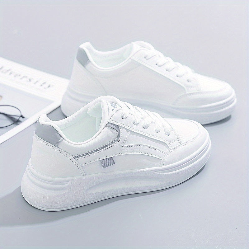 Lightweight Comfort Chic White Sneakers