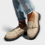 Lora™ | Relaxed Round Toe Loafers