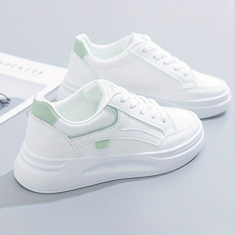 Lightweight Comfort Chic White Sneakers